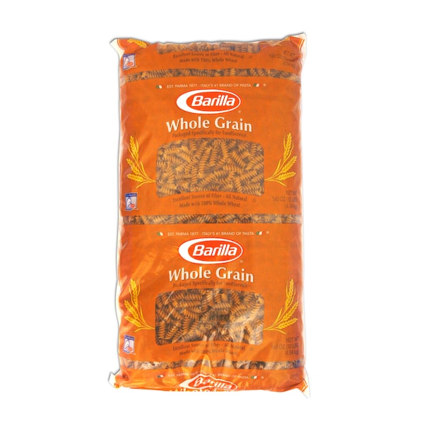 Barilla 100% Whole Grain Rotini Bulk 160 oz., PK2